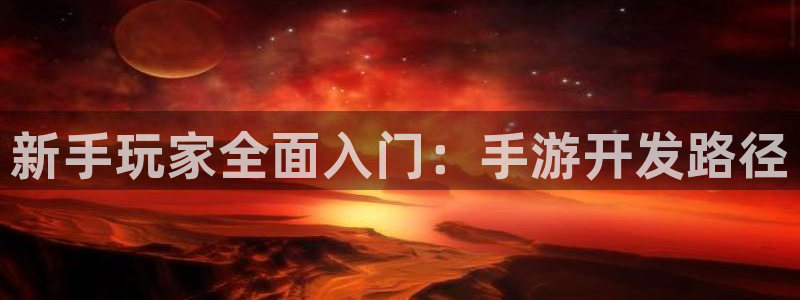 最新28大神预：新手玩家全面入门：手游开发路径